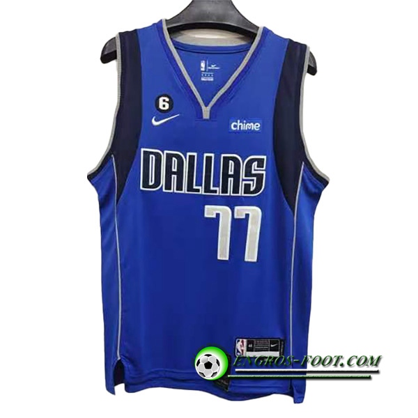 Maillot Dallas Mavericks(DONCIC #77) 2022/23 Bleu