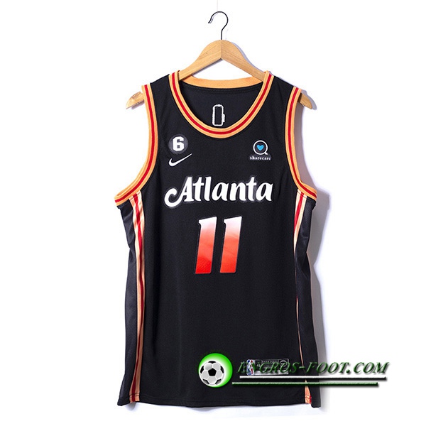 Maillot Atlanta Hawks(YOUNG #11) 2022/23 Noir