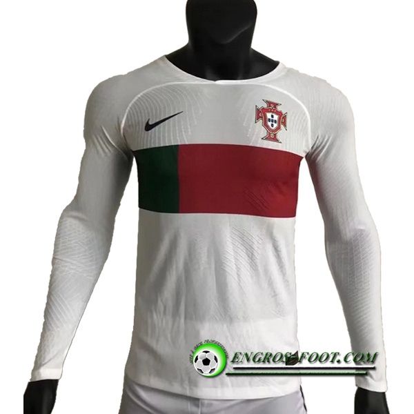 Nouveau Maillot Equipe Foot Portugal Exterieur Manches Longues 2022/2023