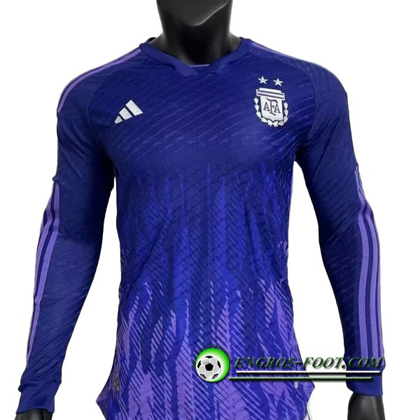 Nouveau Maillot Equipe Foot Argentin Exterieur Manches Longues 2022/2023