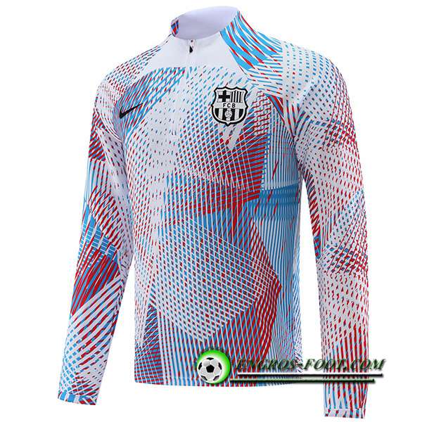 Sweatshirt Training FC Barcelone Bleu/Rouge 2022/2023