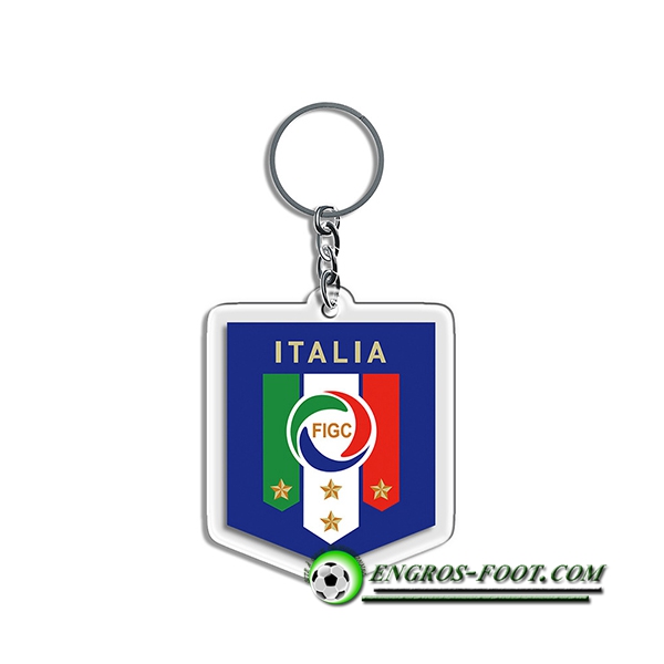 Nouveau Porte-clés Arrondir Coupe Du Monde Italie Vert/Blanc/Rouge -01