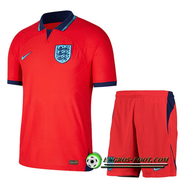 Maillot de Foot Angleterre Enfant Exterieur Coupe Du Monde 2022