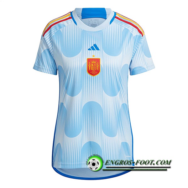 Maillot de Foot Espagne Femme Exterieur Coupe Du Monde 2022