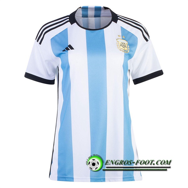 Maillot de Foot Argentin Femme Domicile Coupe Du Monde 2022