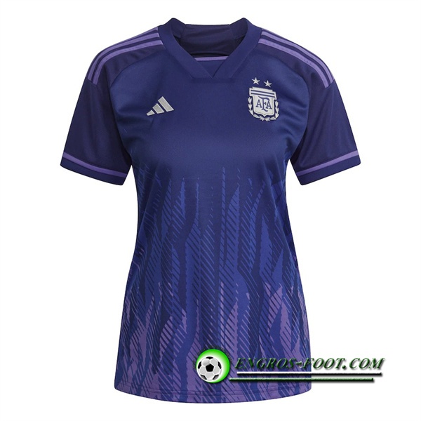 Maillot de Foot Argentin Femme Exterieur Coupe Du Monde 2022