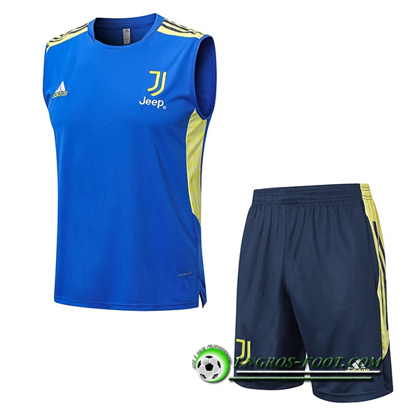 Ensemble Training Debardeur + Shorts Juventus Bleu 2022/2023