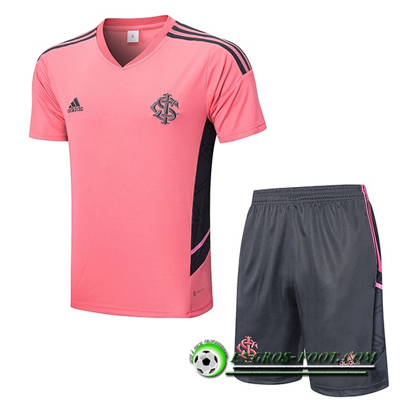 Ensemble Training T-Shirts + Shorts Bresil Rose 2022/2023