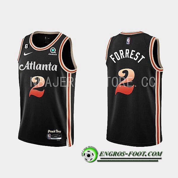 Maillot Atlanta Hawks (FORREST #2) 2022/23 Noir