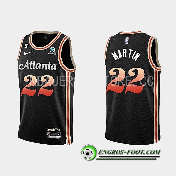 Maillot Atlanta Hawks (MARTIN #22) 2022/23 Noir