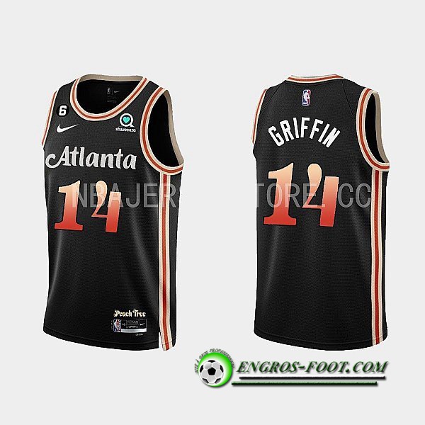 Maillot Atlanta Hawks (GRIFFIN #14) 2022/23 Noir