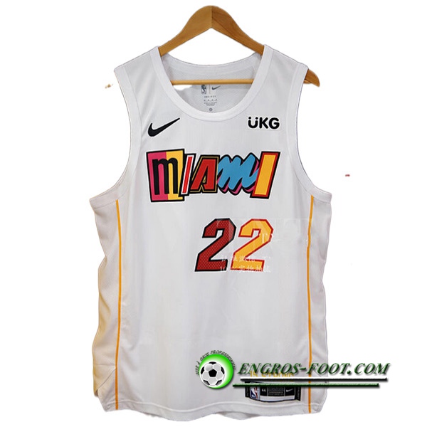 Maillot Miami Heat (BUTLER #22) 2022/23 Blanc