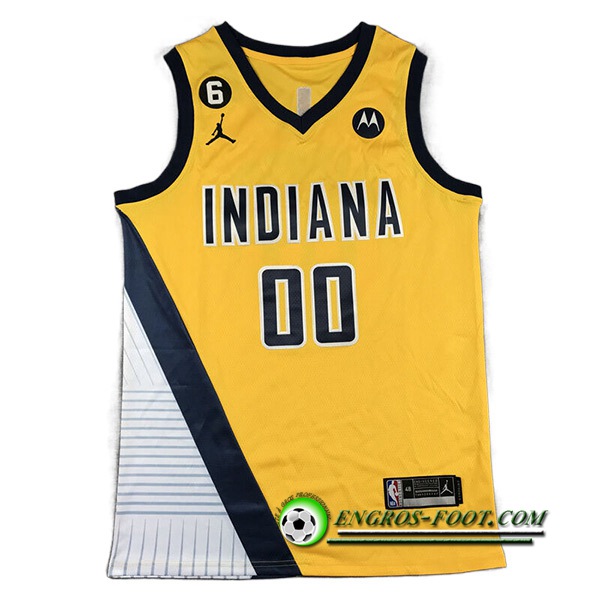 Maillot Indiana Pacers (MATHURIN #00) 2022/23 Jaune