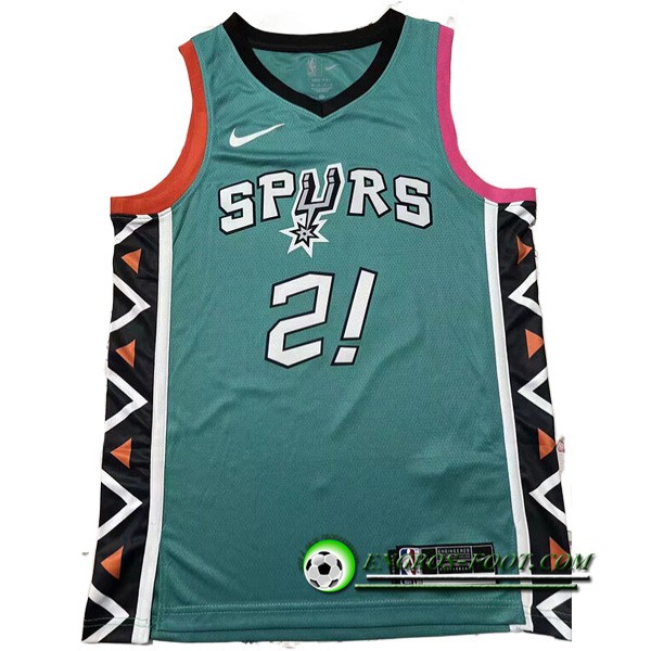 Maillot San Antonio Spurs (COYOTE #2) 2022/23 Vert