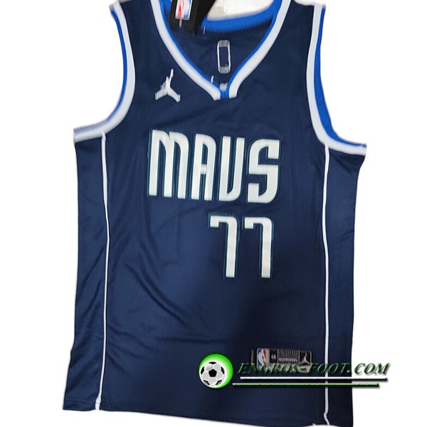 Maillot Dallas Mavericks (DONČIĆ #77) 2022/23 Bleu Marine