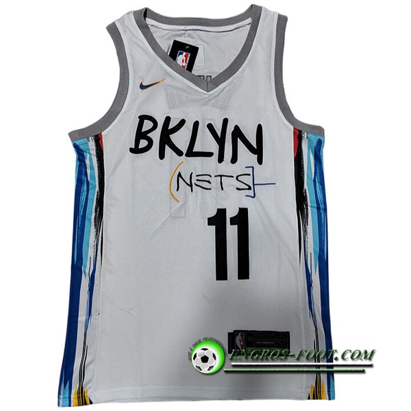 Maillot Brooklyn Nets (IRVING #11) 2022/23 Blanc