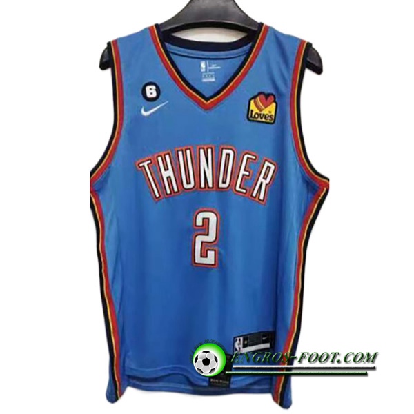 Maillot Oklahoma City Thunder (GILGEOUS-ALEXANDER #2) 2022/23 Rouge