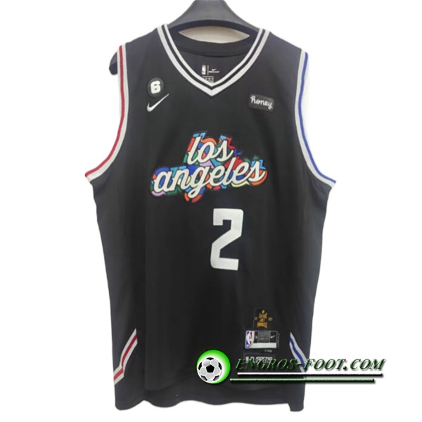 Maillot Los Angeles Clippers (LEONARD #2) 2022/23 Noir