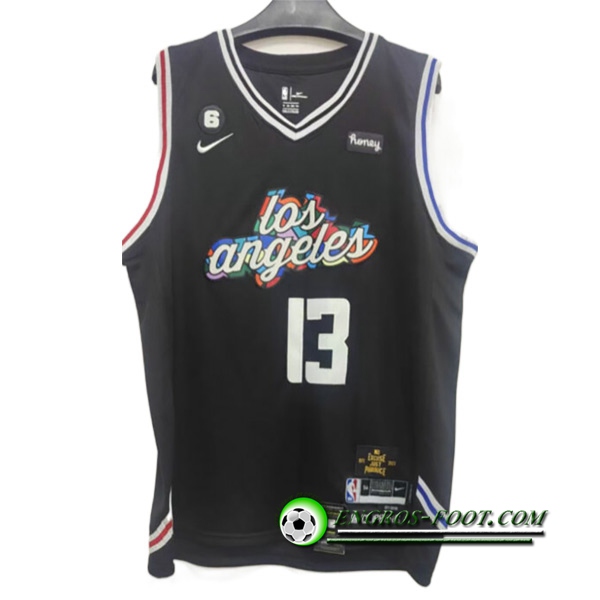 Maillot Los Angeles Clippers (GEORGE #13) 2022/23 Noir