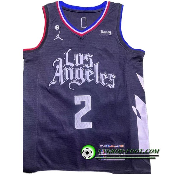 Maillot Los Angeles Clippers (LEONARD #2) 2022/23 Noir