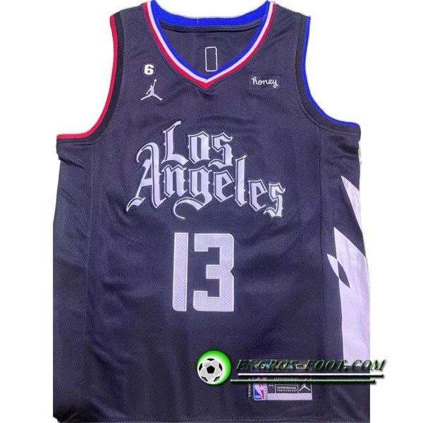 Maillot Los Angeles Clippers (GEORGE #13) 2022/23 Noir