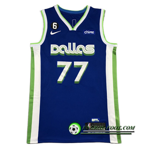 Maillot Dallas Mavericks (DONČIĆ #77) 2022/23 Bleu