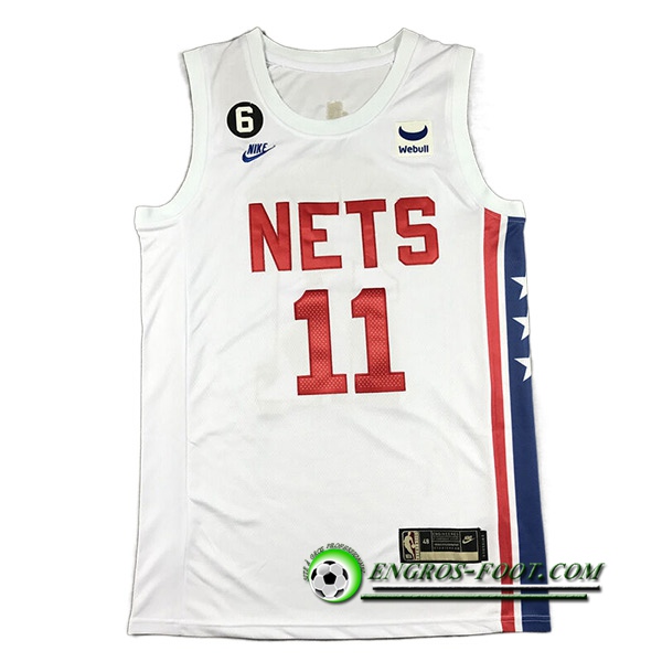 Maillot Brooklyn Nets (IRVING #11) 2022/23 Blanc