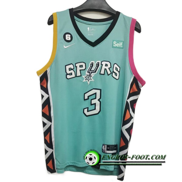 Maillot San Antonio Spurs (JOHNSON #3) 2022/23 Vert