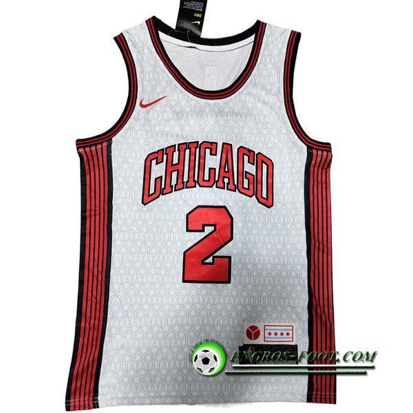 Maillot Chicago Bulls (BALL #7) 2022/23 Blanc