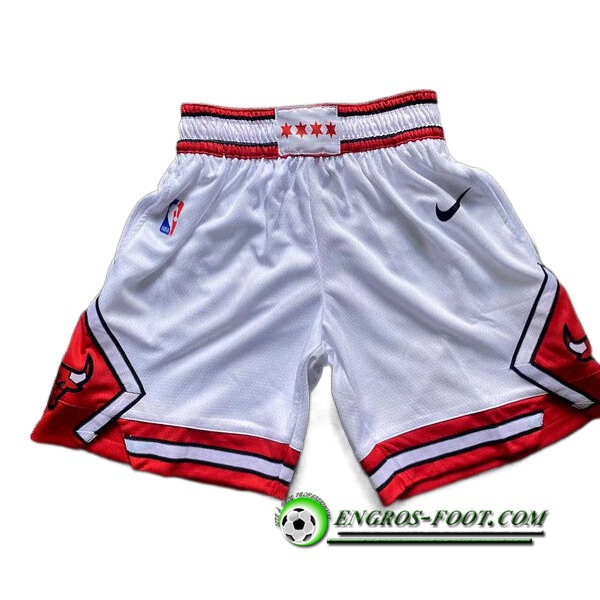 Shorts NBA Chicago Bulls Blanc