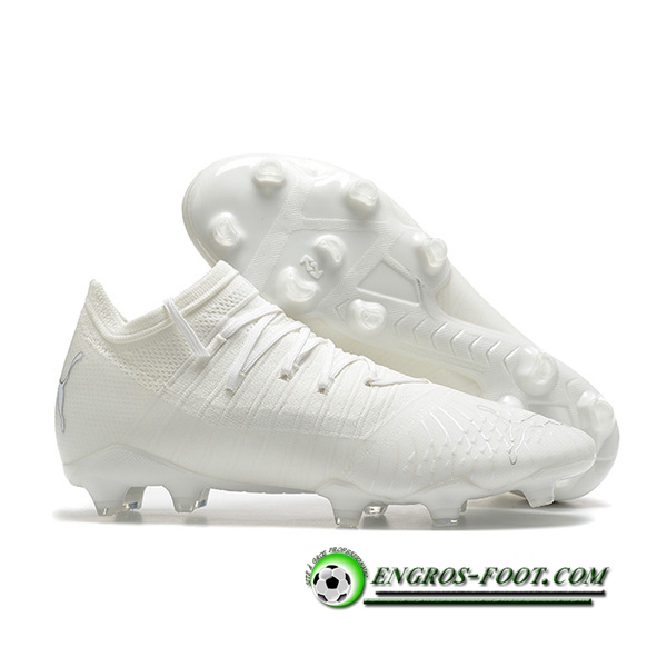 PUMA Chaussures de Foot Future Z 1.3 Teazer FG Blanc