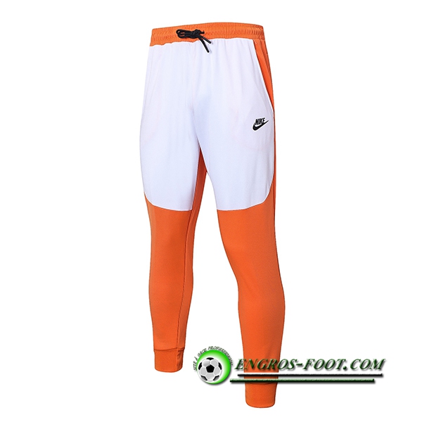 Pantalon Foot NIKE Blanc/Orange 2022/2023