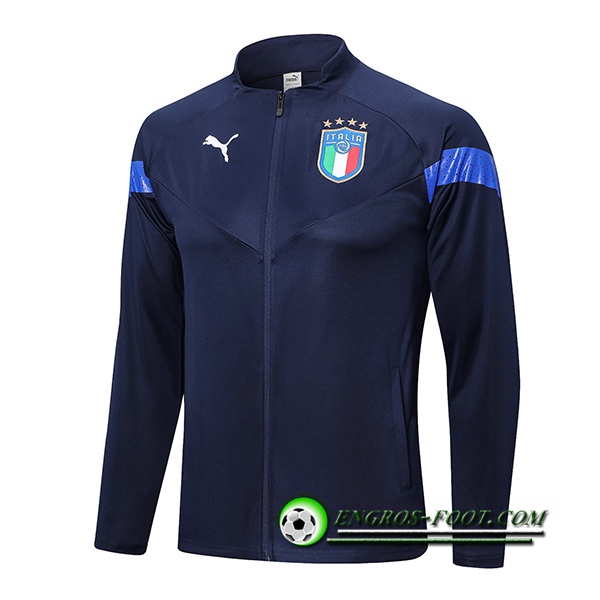 Veste Foot Italie Bleu Marine 2022/2023