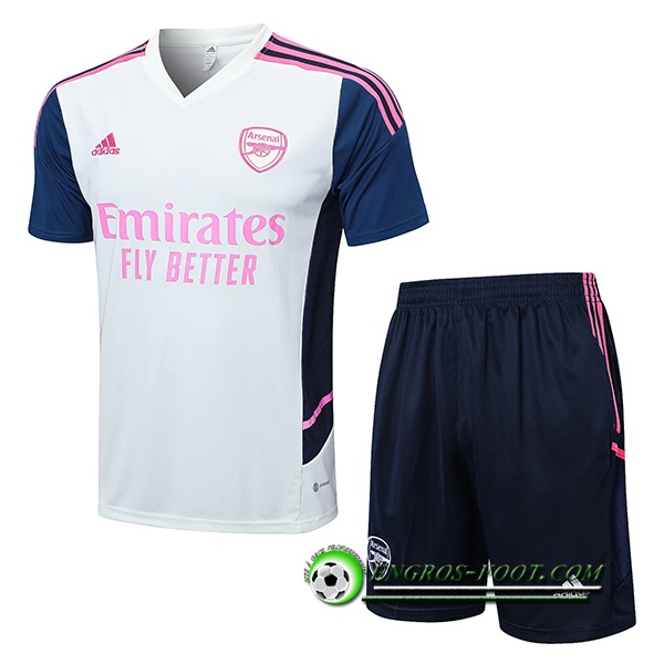 Ensemble Training T-Shirts + Shorts Arsenal Vert 2022/2023