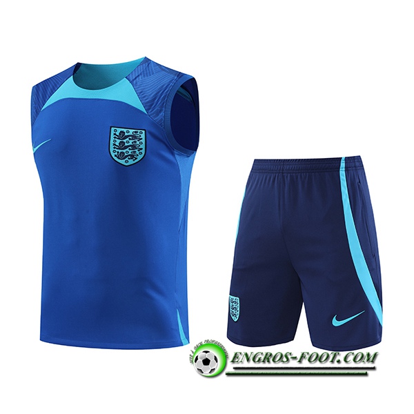 Ensemble Training Debardeur + Shorts Angleterre Bleu 2022/2023