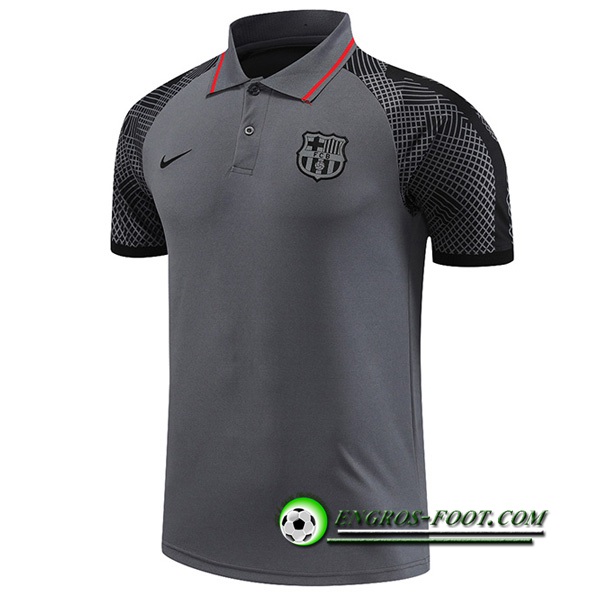 Polo Foot FC Barcelone Gris Foncé 2022/2023