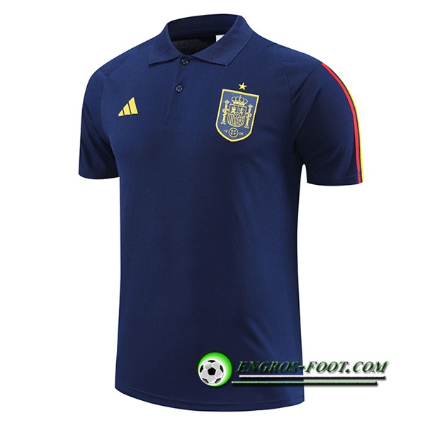 Polo Foot Espagne Bleu Marine 2022/2023