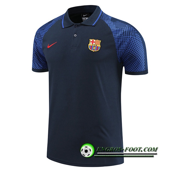 Polo Foot FC Barcelone Bleu Marine 2022/2023