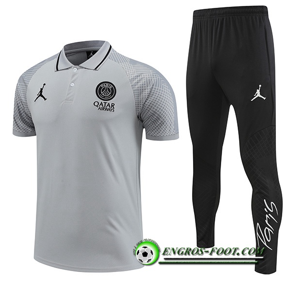 Ensemble Polo PSG Gris 2022/2023