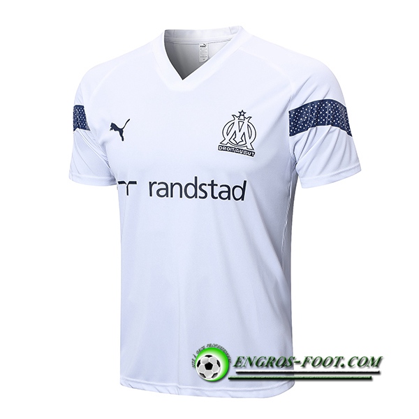 Training T-Shirts Marseille Blanc 2022/2023