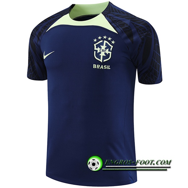 Training T-Shirts Bresil Bleu Marine 2022/2023