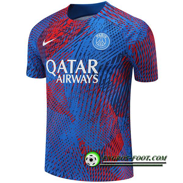 Training T-Shirts PSG Bleu/Rouge 2022/2023