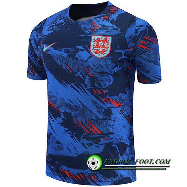 Training T-Shirts Angleterre Bleu/Rouge 2022/2023