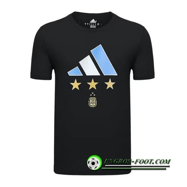 Training T-Shirts Argentin 3 Stars Noir 2022/2023