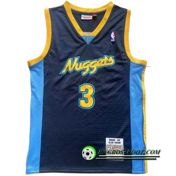 Maillot Denver Nuggets (IVERSON #3) 2022/23 Bleu Marine