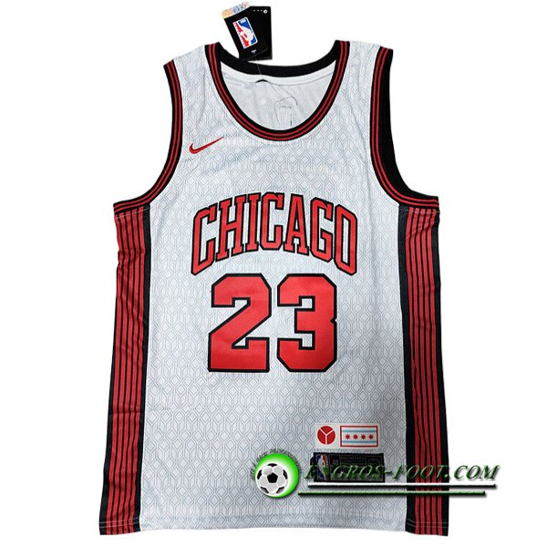 Maillot Chicago Bulls (JORDAN #23) 2022/23 Blanc