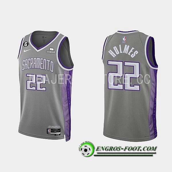 Maillot Sacramento Kings (HOLMES #22) 2022/23 Gris