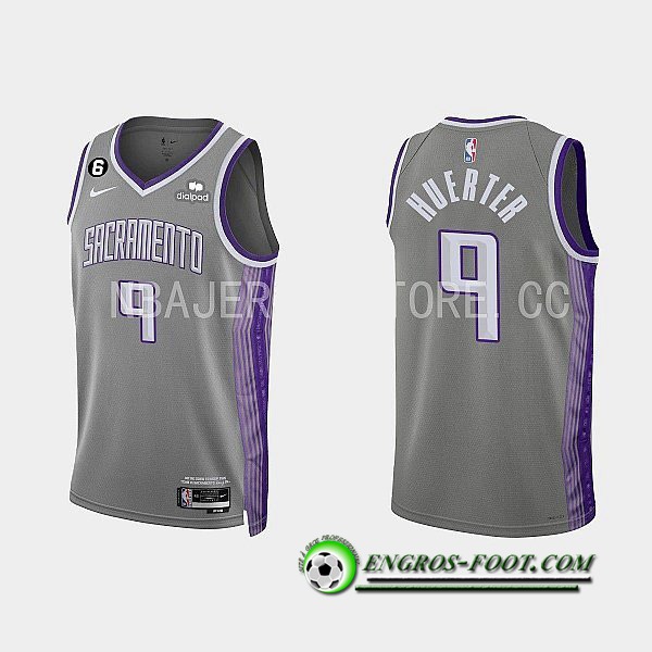 Maillot Sacramento Kings (HUERTER #9) 2022/23 Gris