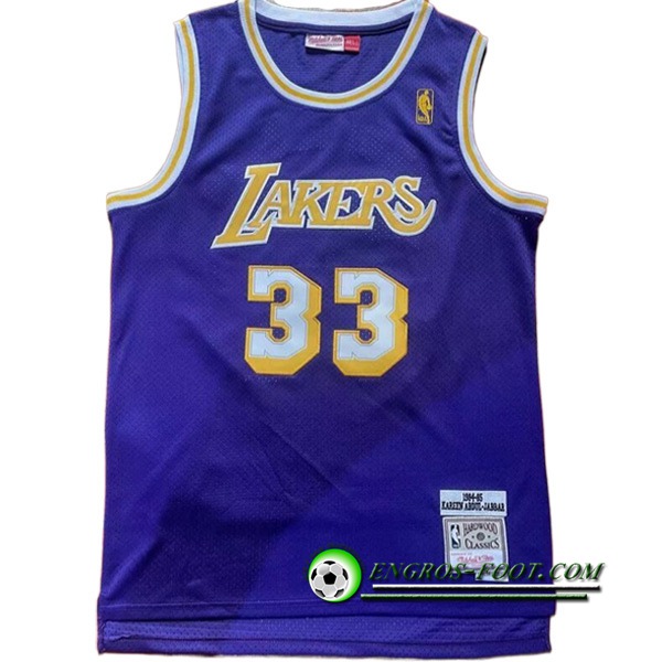 Maillot Los Angeles Lakers (ABDUL-JABBAR #33) 2022/23 Pourpre