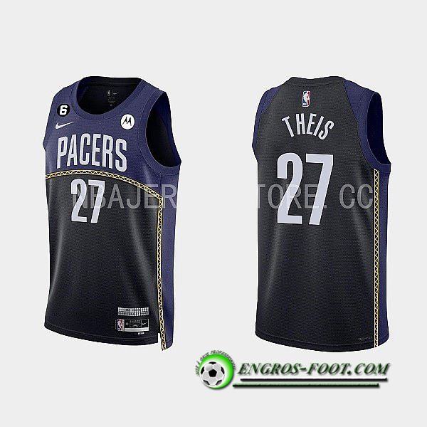 Maillot Indiana Pacers (THEIS #27) 2022/23 Noir/Bleu